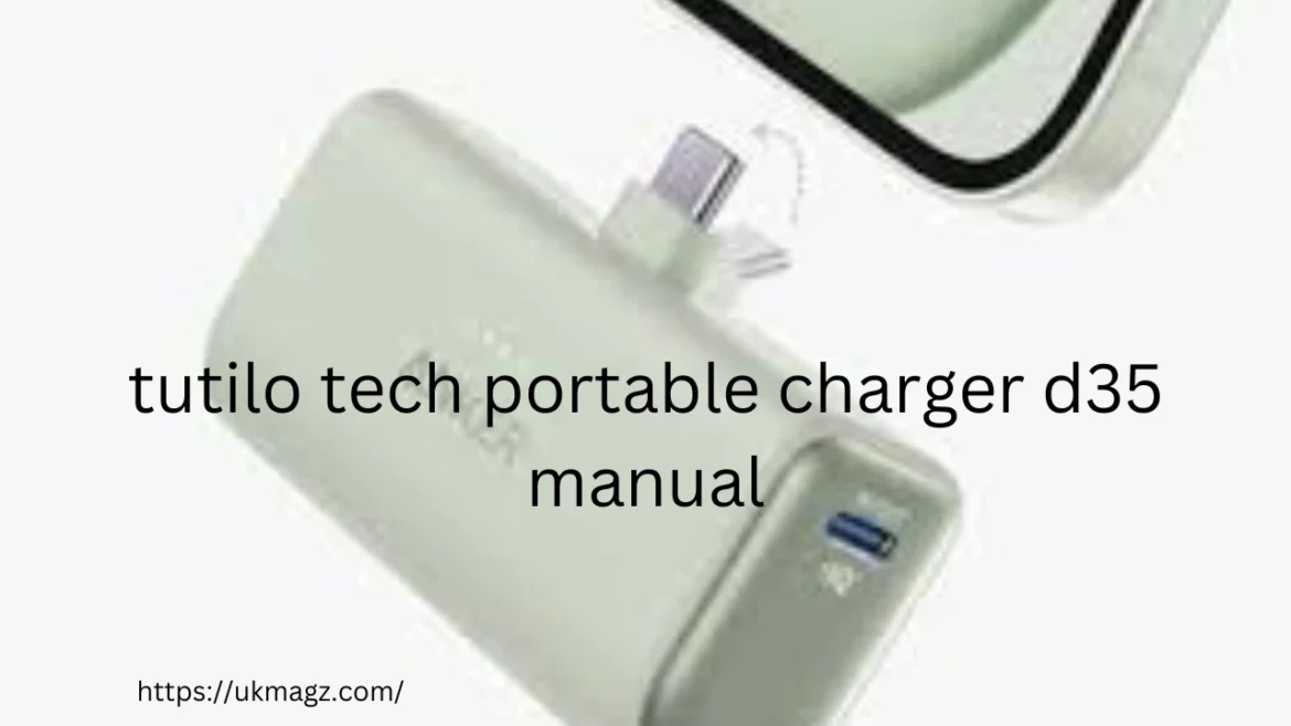 Tutilo Tech Portable Charger D35 Manual: Features and Specifications